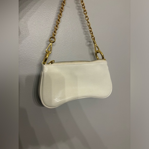 JW Pei Off White handbag w/ Gold Chain - Picture 5 of 5